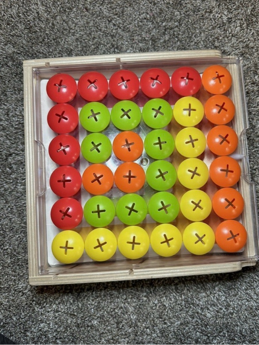 Lovevery Mosaic button board - Multicolor Kids Toy